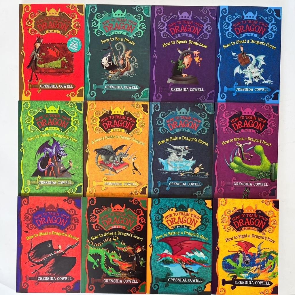 How To Train Your Dragon Complete Series 12 Volumes Gift Box