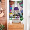 Mononoke Kusuriuri Anime Colorful Tapestry Wall Hanging Hippie Flower Wall Carpets Dorm Decor Japanese Tapestry