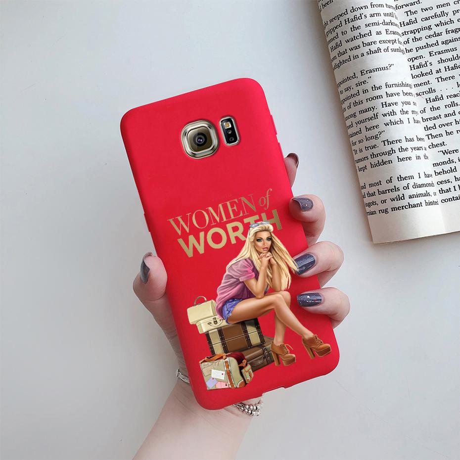 For Samsung Galaxy S7 egde case Cover for Samsung Galaxy S6 edge Case for Samsung S7 S6 G920F SM-G925F Cover Cute Silicon Fundas