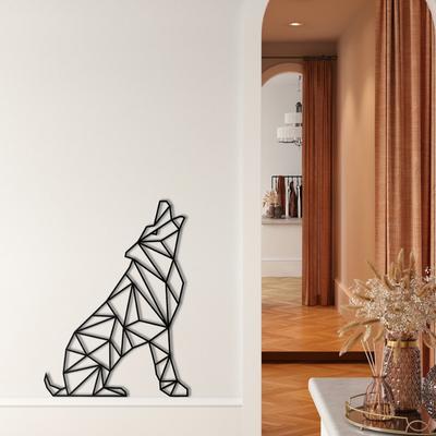 Wolf Wall Art, Metal Wall Art, Metal Wall Decor, Living Room Decoration, Entryway Sign, Home Office Wall Hangings