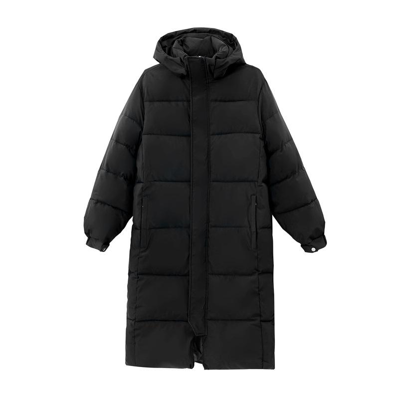 Down Cotton-padded Jacket for Women 2025 Long Over-knee Korean Loose and Thick New Winter Casual Coat for Women