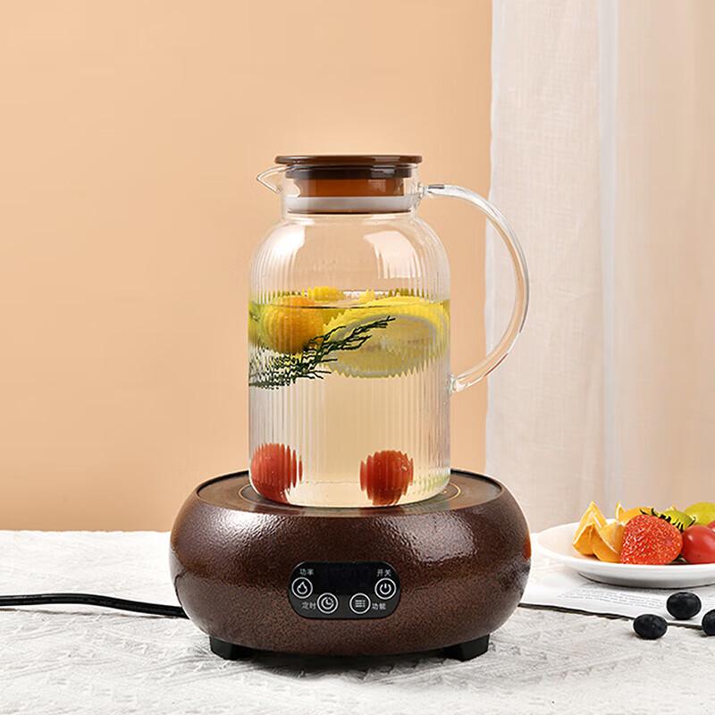 Glass Water Pitcher & 4-Cup Set