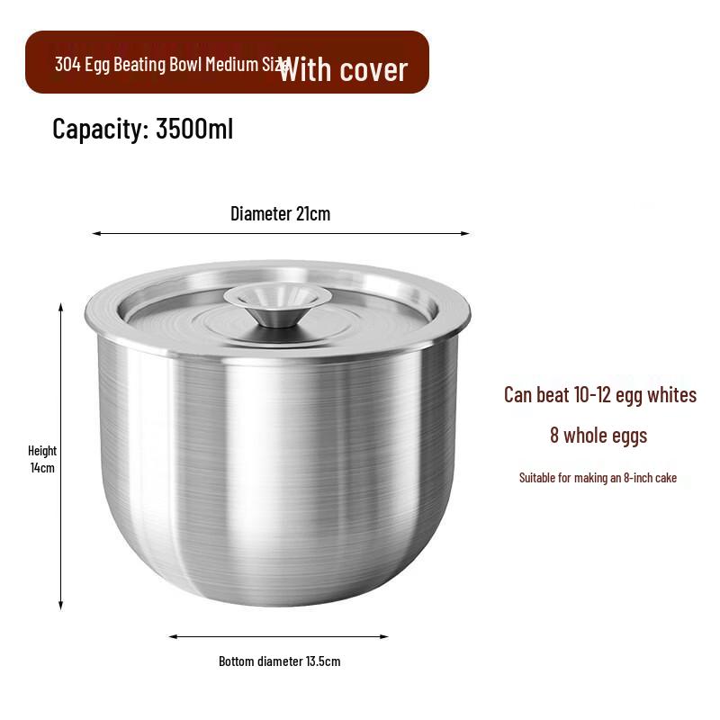 Andytai Stainless Steel Mixing & Baking Bowl