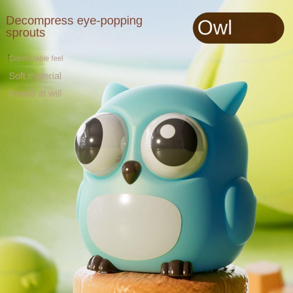 Funny Cartoon Animal Squeeze Toys Eye Pinch Toys Fidget Toy New 3D Toys