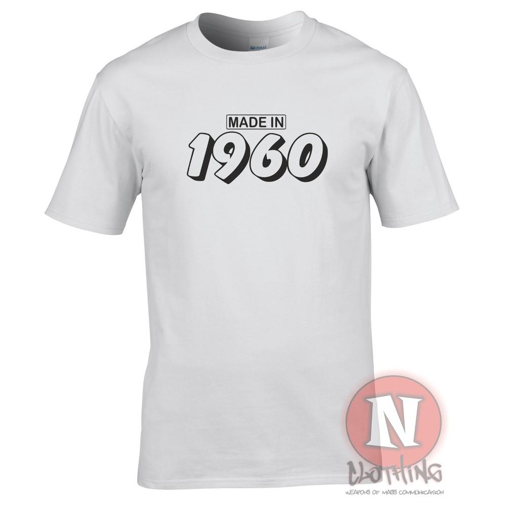 Made In 1960 TShirt Birthday Celebration Present Gift Funny Party Teeshirt