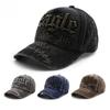 Denim Cowboy Baseball Cap Adjustable Trucker Hat for Men Women Vintage Dad Hat Casual Sports Cap Washed Distressed Dad Hat Unisex Embroidered Cap