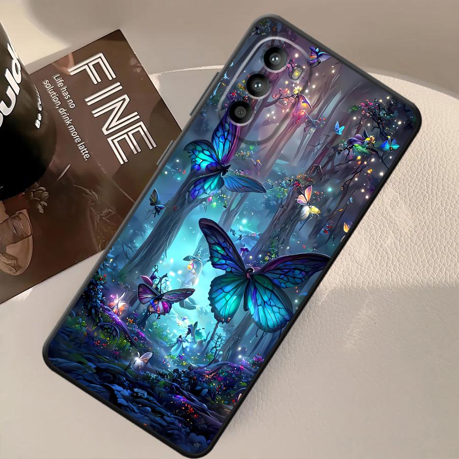 Phone Cover Case for Motorola Moto G60s G32 G22 Edge40 G51 G73 G52 G50 G53 G30 Edge 20 Pro 30 Lite G71 Dream Butterfly