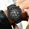 LIGE Modische Luxus Mechanische Uhren für Herren Militärisch Lässig Sport Silikon Wasserdicht Leuchtend Business Automatisch Männliche Uhr