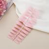 24Pcs/Set Matte Manicure Extension False Nails Nail Tips Coffin Fake Nail Ballerina Nail