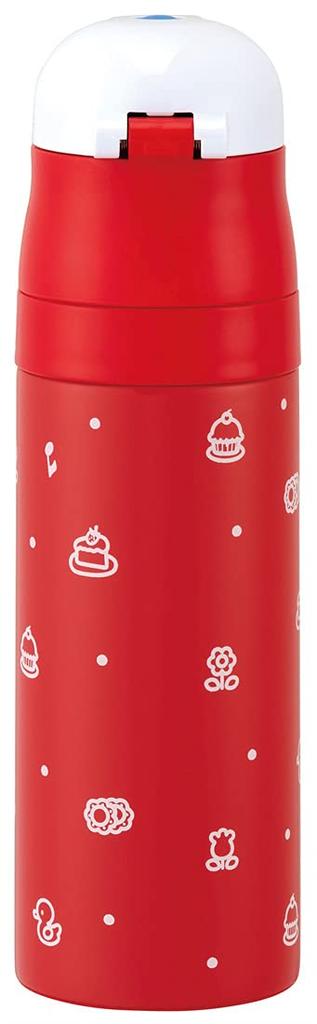 Skater Water Direct with Sanrio Hello Kitty Insulated Stainless Sports Bottle for Children's Bottle, 470ml, Drinking, Cover, Design, Steel,