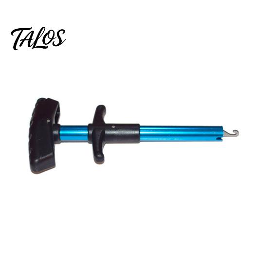 Rust-resistant Hook Removal Tool Aluminum Alloy Fish Remover T-shape Handle Fishhook Detacher Durable Puller Extractor Dehooker Separator Disconnect