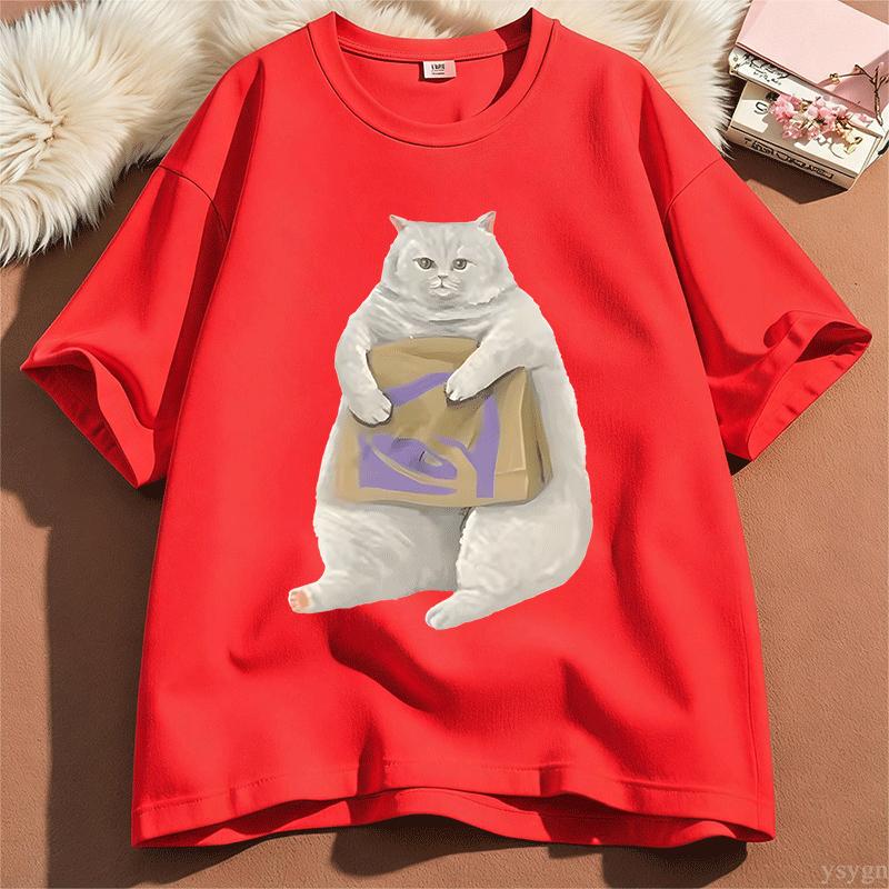 Ill Always Have Money For You Funny Cat TShirts For Unisex Unisex Cotton Short Sleeve Printed Tshirts Streetwear Round Neck Tops