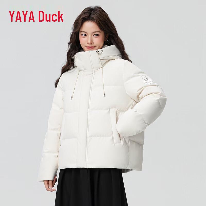 YAYA Women's Hooded Short Puffer Down Jacket