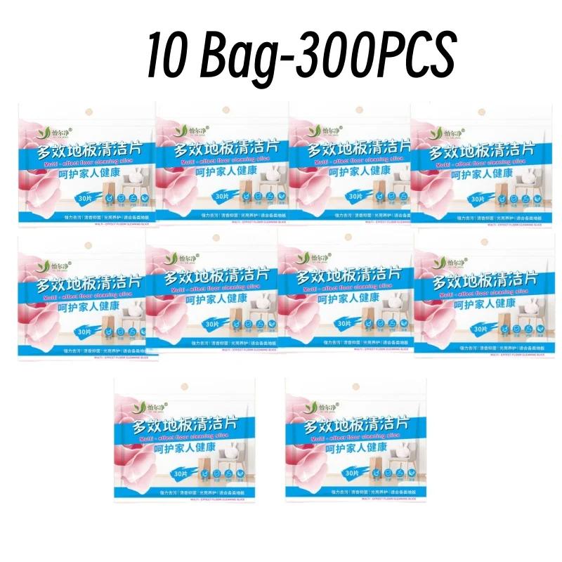 30PCS/Bag Floor Cleaner Cleaning Sheet Mopping The Floor Wiping Wooden Floor Tiles Toilet Cleaning Household Hygiene Supplies
