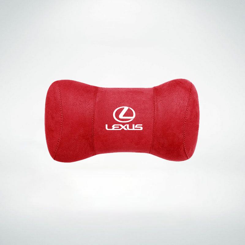 Car Seat Headrest Suede Neck Pillow For Lexus RX330 IS250 Ct200h ES300h RX350 IS300h Car Interior Removable Washable Headrest