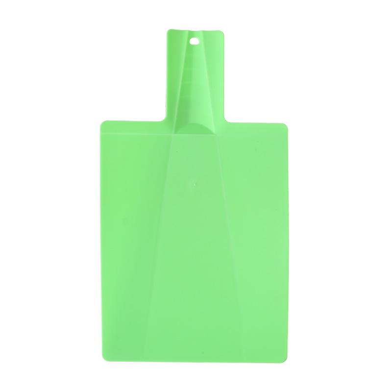 Portable Double-Sided Plastic Cutting Board - Multi-purpose Foldable Chopping and Draining Board for Kitchen or Restaurant.