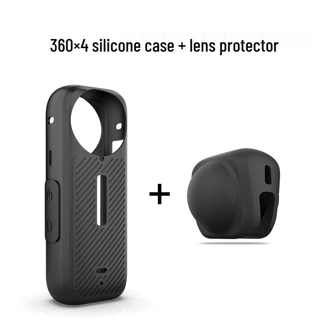 Силиконовый защитный чехол для объектива Insta360 X5/X4