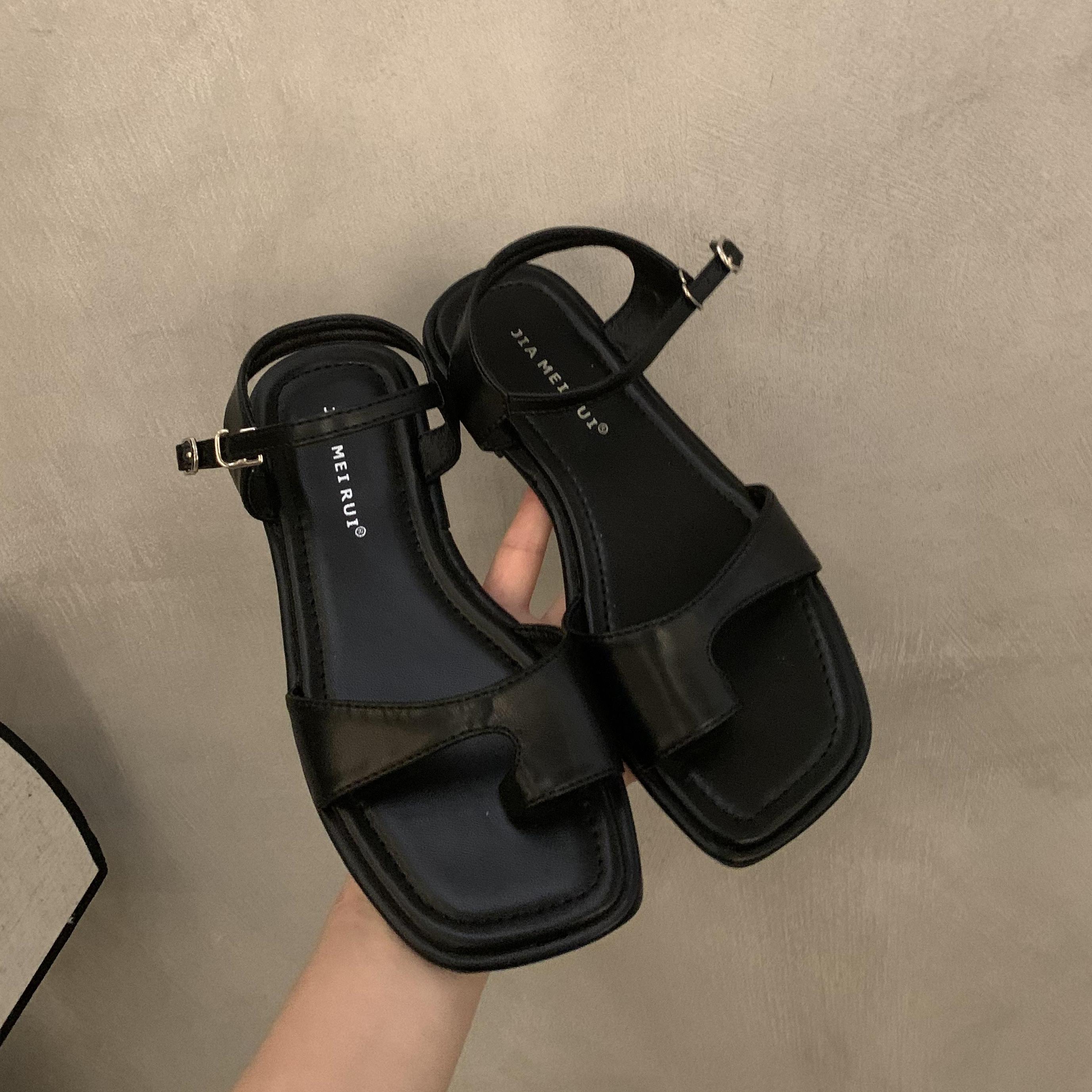 

Bailamos Brand Summer Women Sandals Soft Flat Heel Casual Ladies Gladiator Shoes Women Outdoor Beach Rome Sandals Vacation Slide 39