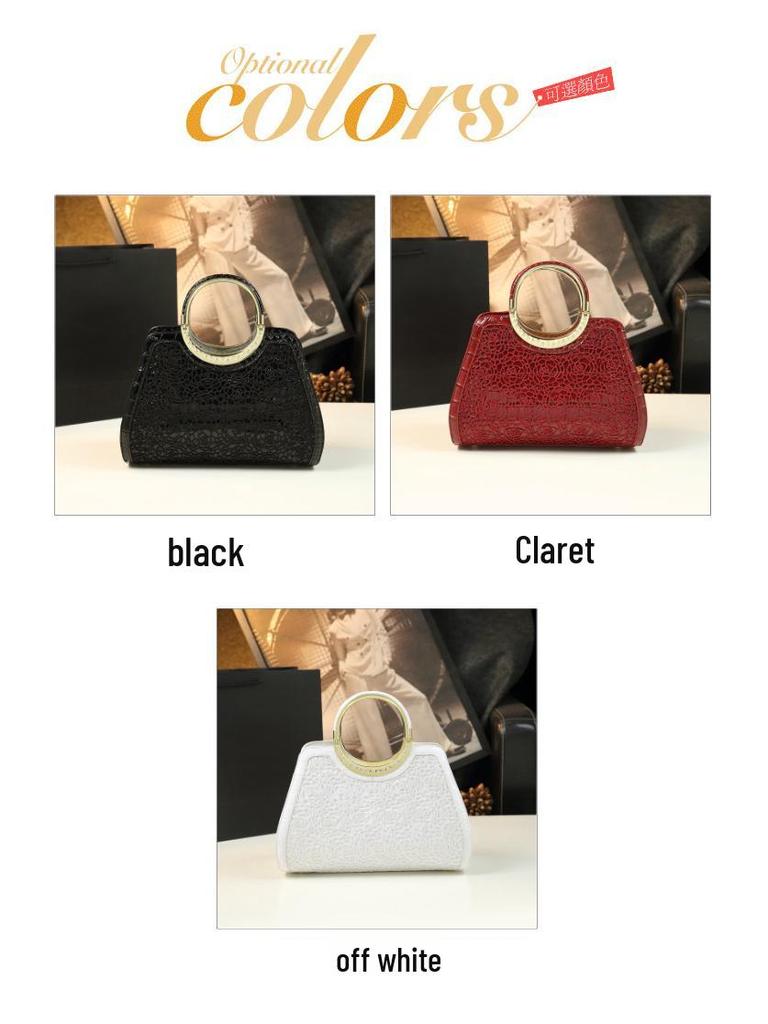 2025 New Fashion Women's Crocodile Pattern Handbag - Soft Leather, Large Capacity, Crossbody for Middle-Aged Women