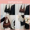 Fashionable Vintage Tote Bag Spacious Street Style Pu Material With Unique Design