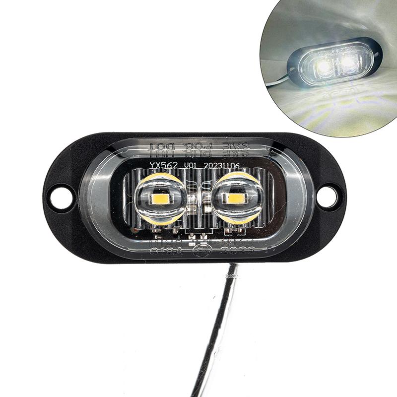 12V 24V Truck Led Side Marker Light Car Trailer Dot E8 Mark Reflector Van Clearance Lamp For Lorry Rv Bus Boat
