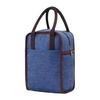 Mittagessenstasche Tragbar mit Aluminiumfolie Isolierte Lunchtasche Verdickter Thermokühlbehälter für Reisen Wandern Camping Picknick