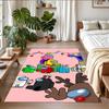 Anti‑Slip Crystal Velvet Floor Rug, Among Us Design Carpet for Indoor Living Bedroom Home Decoration