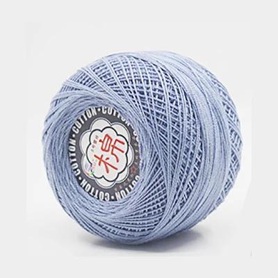 Retail 50g/ball 8# 2ply DIY Colorful Thin Lace Yarn Crochet Yarn 100% Cotton Yarn Hand Knitting Thread Sewing Machine Line JK468