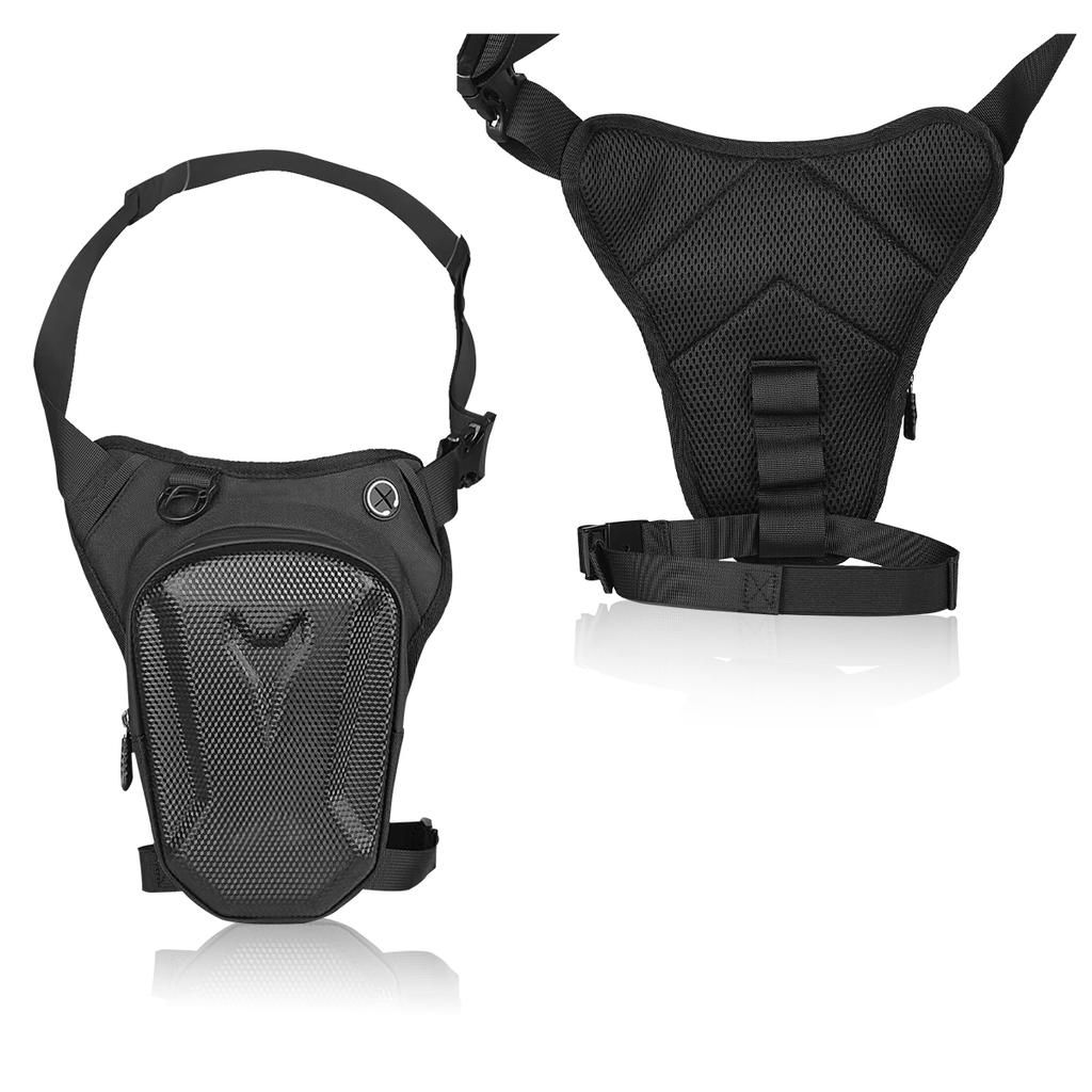 Motorcycle Drop Leg Bag Waist Bag Hard Shell Thigh Belt Hip Bum Cycling Outdoor Riding Running Hiking Climbing Fishing Chest Bag