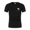 Men'S Summer Short-Sleeved T-Shirt Fashionable Coconut Print Short-Sleeved Casual Hawaiian Vacation Cool Loose Sports T-Shirt