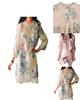 Vintage Dames Casual Losse Jurk Met Bloemenprint Met Tijdloze Charme Voor Alle Gelegenheden