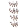 Champagne Cat Eyes Press on Nails Odorless Provides a Comfortable Experience for Manicure Lovers and Beauty Bloggers