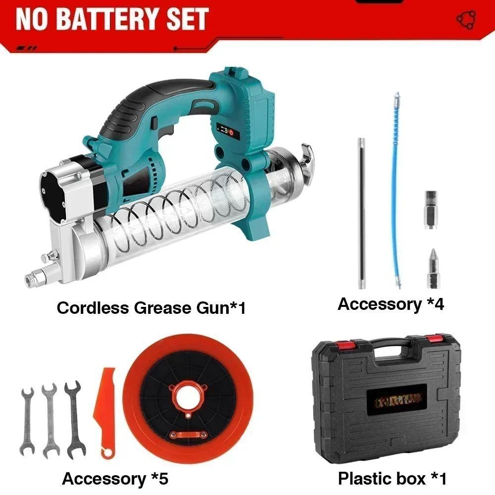 960W Cordless Rechargeable Electric Grease Machine Portable High Pressure Car Lubricating Oil Tool