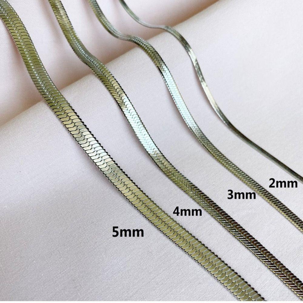 Elegant Double Layer Chain Y2K Snake Bone Chain Cool Korean Style Necklace  Party
