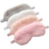 4 Pack Plush Soft Sleeping Blindfold Eye Cover For Sleepover Gift Party Favors, Comfortable Silky Fabric On E Back, Cozy, Fluffy A