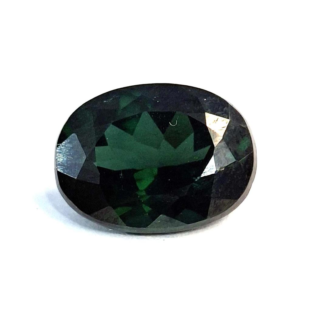 Certified Natural Dark Green Tourmaline Oval Cut 6-8 Ct Stunning Loose Gemstone