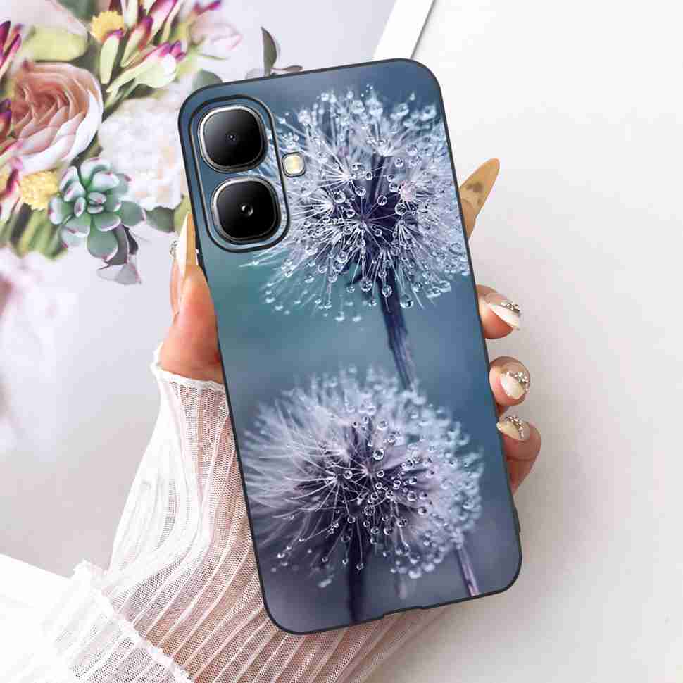 For Infinix Smart 20 4G X6840 X6840B Case Cartoon Cat Dinosaur TPU Black Cover For  Infinix Smart20 smart 20 4G Phone Casing