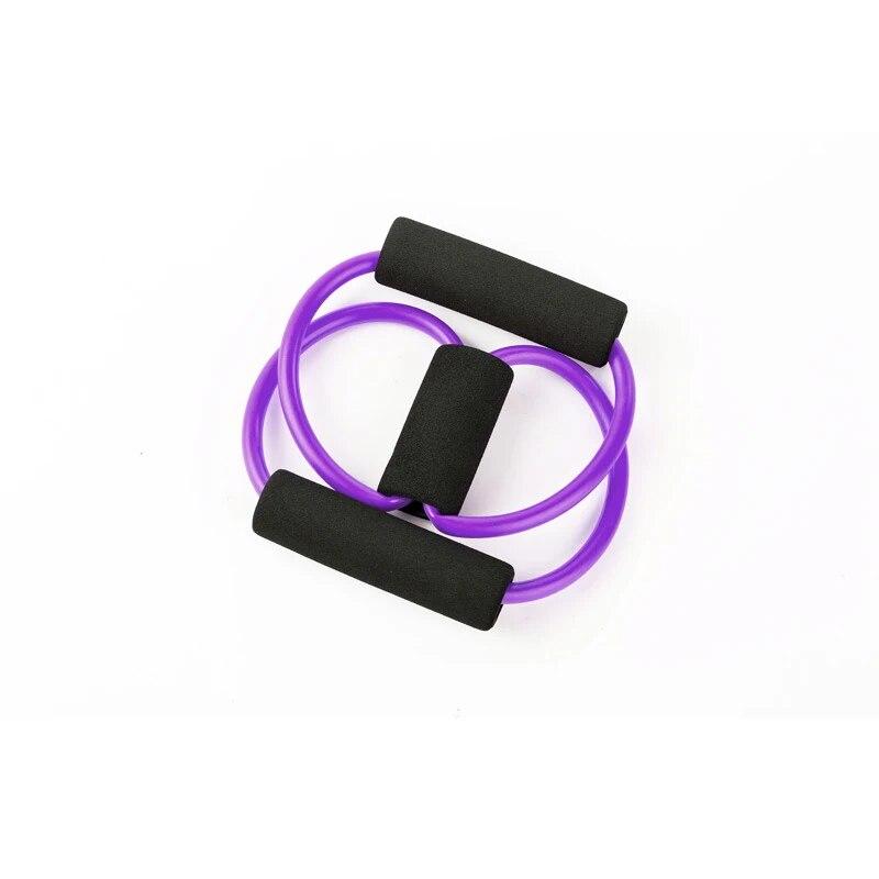 Resistance Fitness Band Yoga Gym Fitness Equipment Pull Rope Figure 8 Elastic Chest Expander Muscle Training Pull Rope