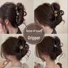 2025 Koreanischer Stil Große Hochsteckfrisur Haarspange für Dickes Haar – Elegante Herbst Damen Hai-Klammer