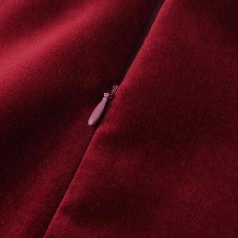 Kaslead New Arrival Women's Clothing Fashion Style Fashion Bowknot Decoration Velvet Tops 9346150