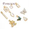 18K Gold Plated Charms For Necklace Making Accessories,Natural Shells Charms Pendants,DIY Jewelry Making Supplies