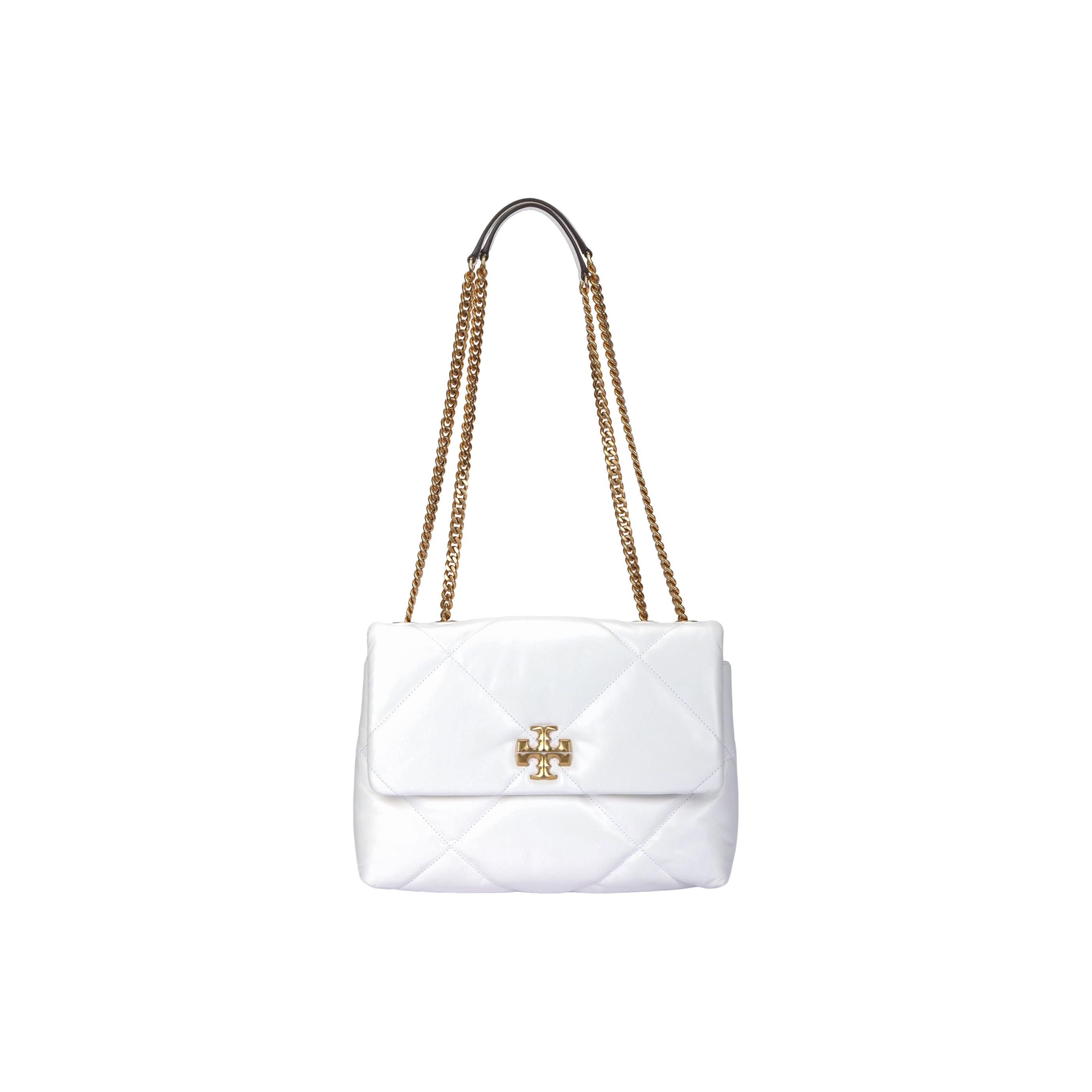 

Сумка на плече Tory Burch Kira з ланцюжком Жіноча сумка на плече Біла 154704-100 Basic Set (Bag+Dust Bag)