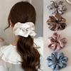 Multi Color Ponytail Hair Scrunchies Large Size Hair Bands Classic Elastic Hair Ties  Girls