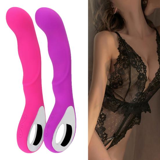 Curved G-Spot Vibrator for Women Multi-Frequency Silent Rechargeable Clitoral Vibrator Ergonomic Silicone Female Pleasure Massager for Adults