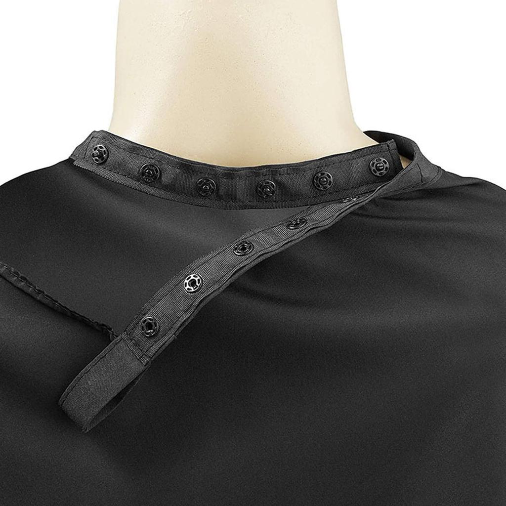Cluoling Haircutting Hair Hair Coloring Cape for Adults and Foldable and Family Hair Hair Beauty Hair Salon Work Professional Haircut Black Cape,