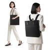 TOFEMY Women's Business Backpack, 2-Way Lightweight Tote Bag, Large Capacity, Vertical Style, Shoulder Strap Storage, Waterproof, Fits 15.6-inch