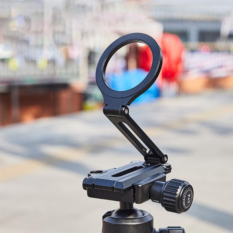 Travel Phone Holder Tripod Magnetic Phone Mount Portable Aluminum Clip  for Handfree Viewing Live Streaming