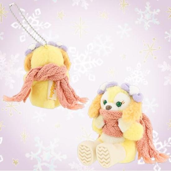Cookie Ann Plush Charm Duffy Friends Dancing Snowflakes 2024 Cookie Ann Plush Strap Disney Resort & "Tokyo Exclusive"