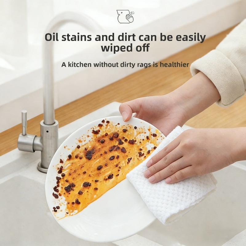Extractive Cleaning Cloth - Home Kitchen Absorbent Thickened Box-packaged Cloth - Easy To Clean Extractive Cloth