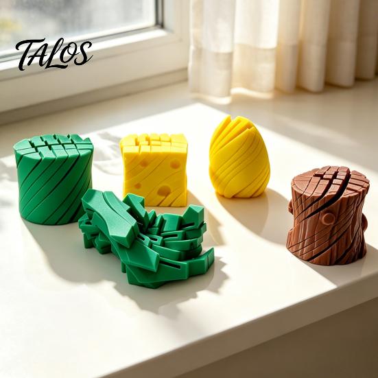 Decoración Temática de Juegos de Mesa Juguete Giratorio Espiral Impreso en 3D, Adornos Creativos para Alivio del Estrés, Modelos Compactos Exquisitos y Detallados Juguete de Descompresión